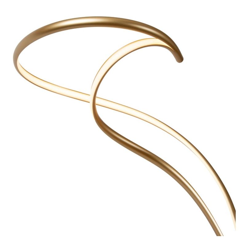 Lucide SARDANA - Stojacia lampa - Ø 43,5 cm - LED Rozm. - Matné zlato / mosadz